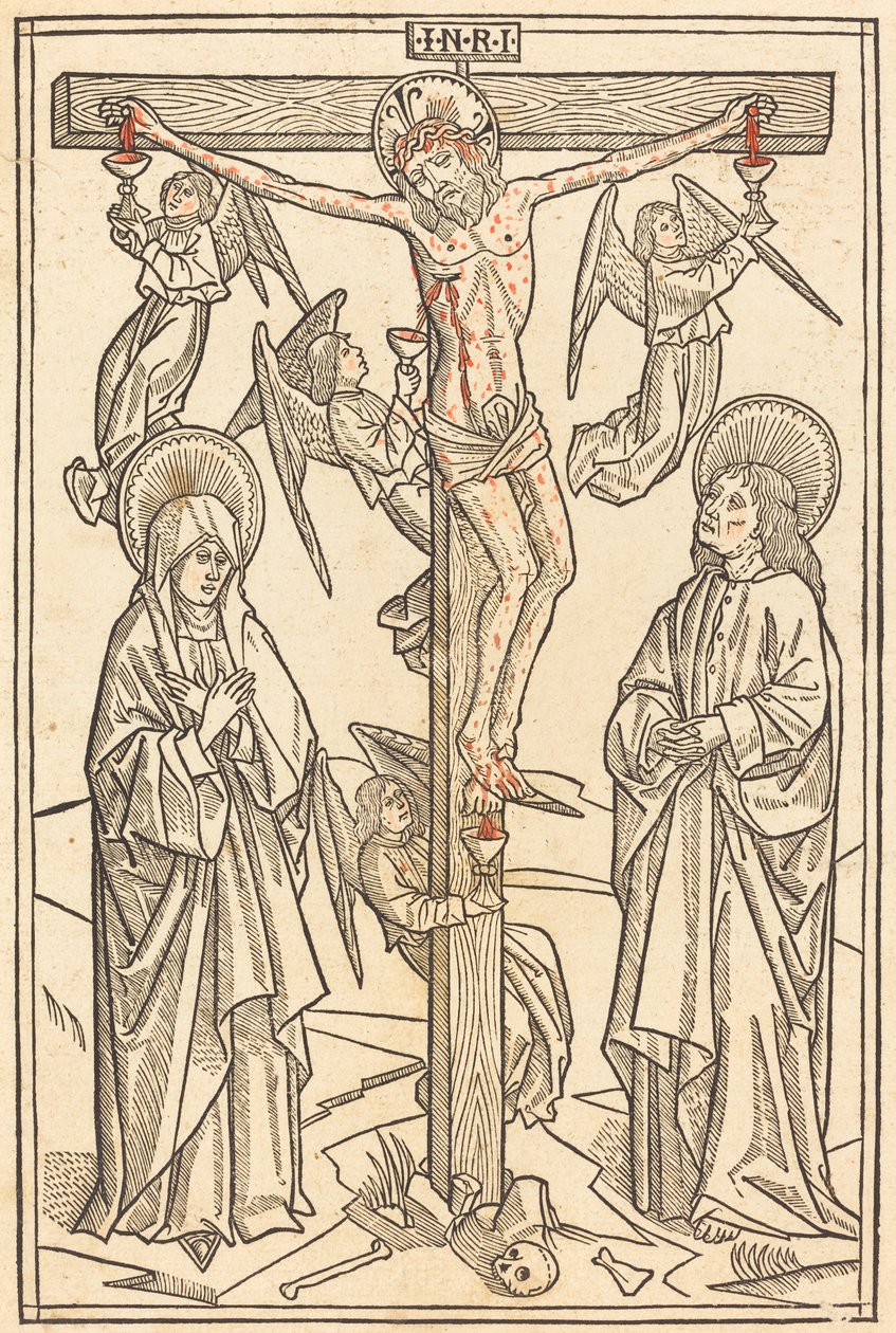 Krisztus a kereszten angyalokkal, 1481. alkotó: Unbekannt