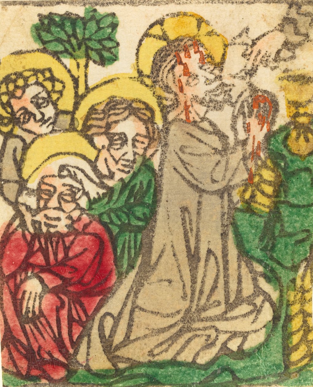 Krisztus az Olajfák hegyén, c. 14251450. alkotó: Unbekannt