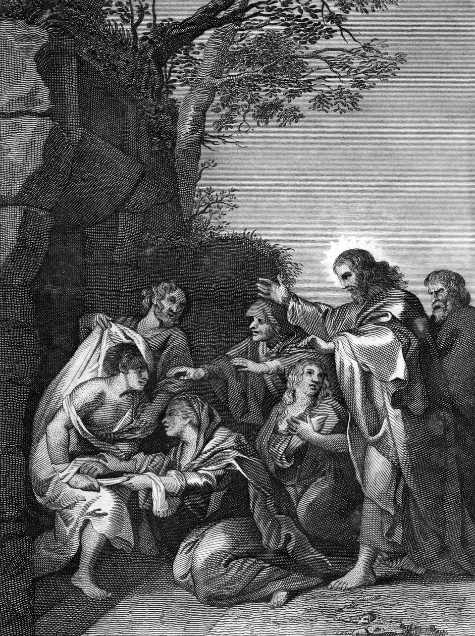 Krisztus feltámasztja Lázárt, 1814 alkotó: Unbekannt