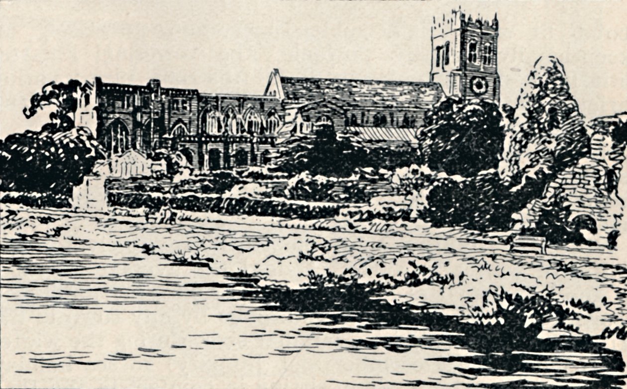 Christchurch Priory, 1929 alkotó: Unbekannt