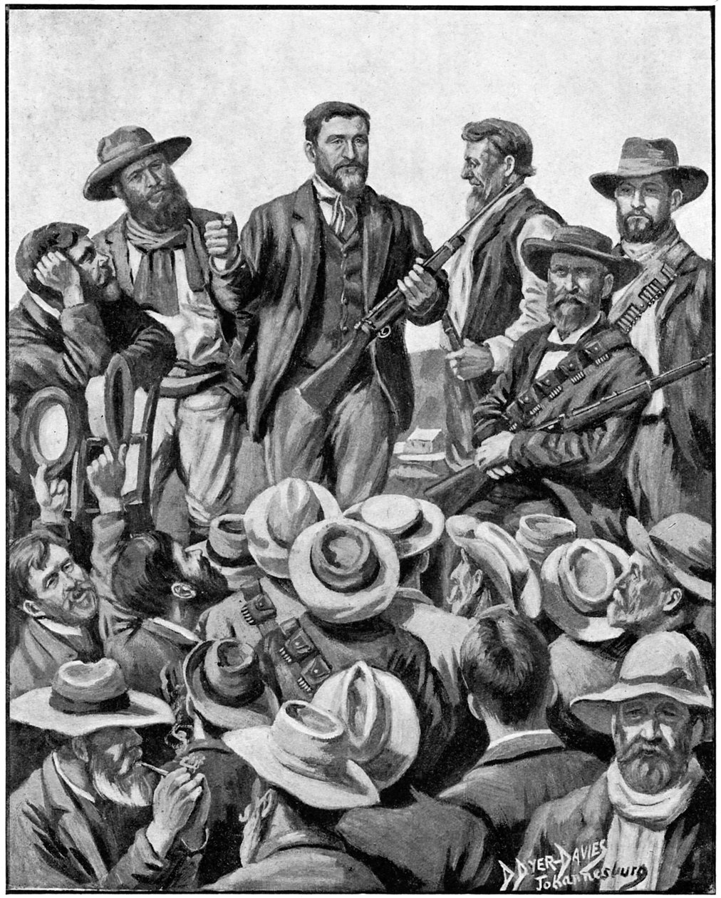 Christiaan De Wet, afrikáner katona, politikus és nagyvadvadász, 1899 alkotó: Unbekannt