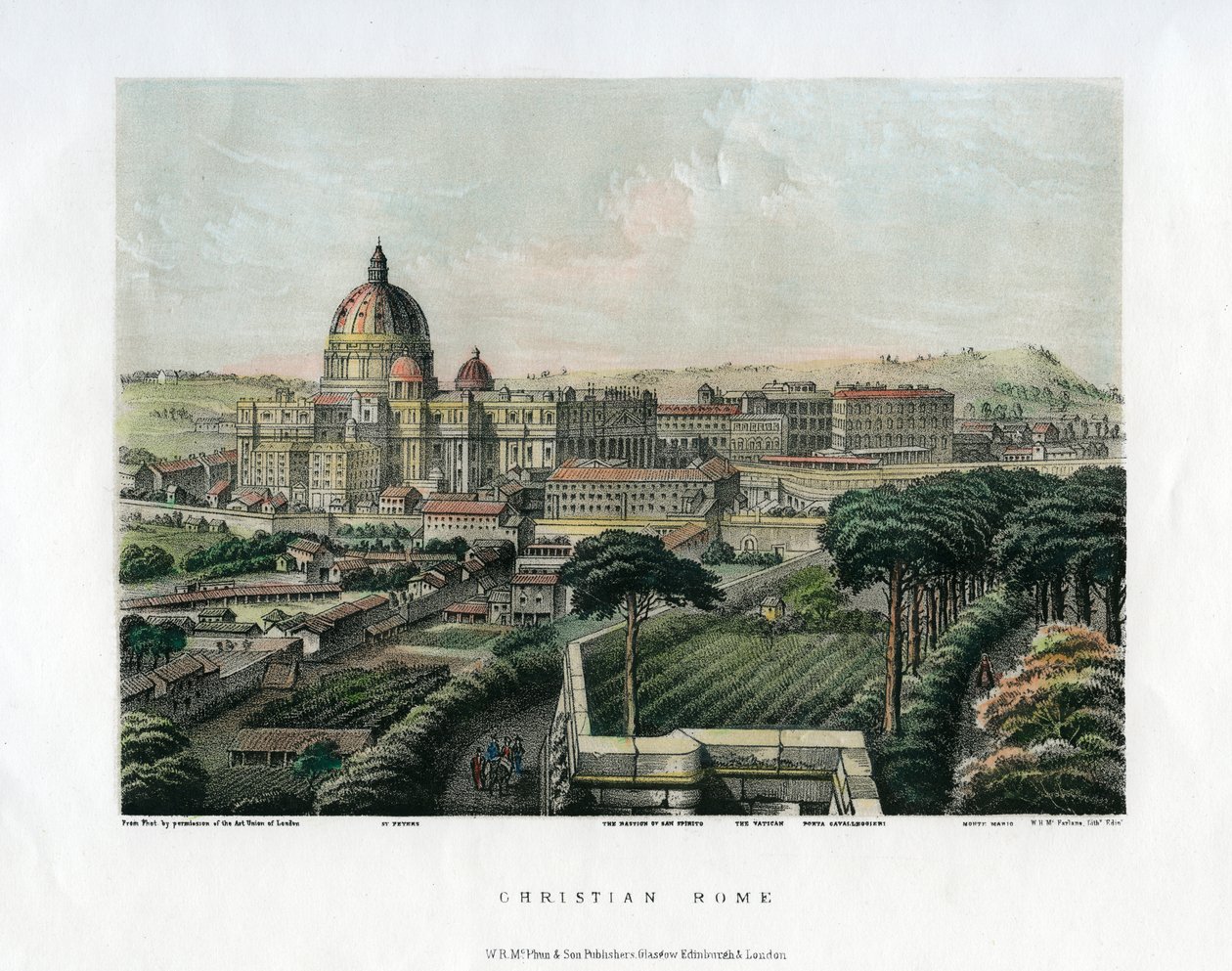 Keresztény Róma, Olaszország, 1865 alkotó: Unbekannt
