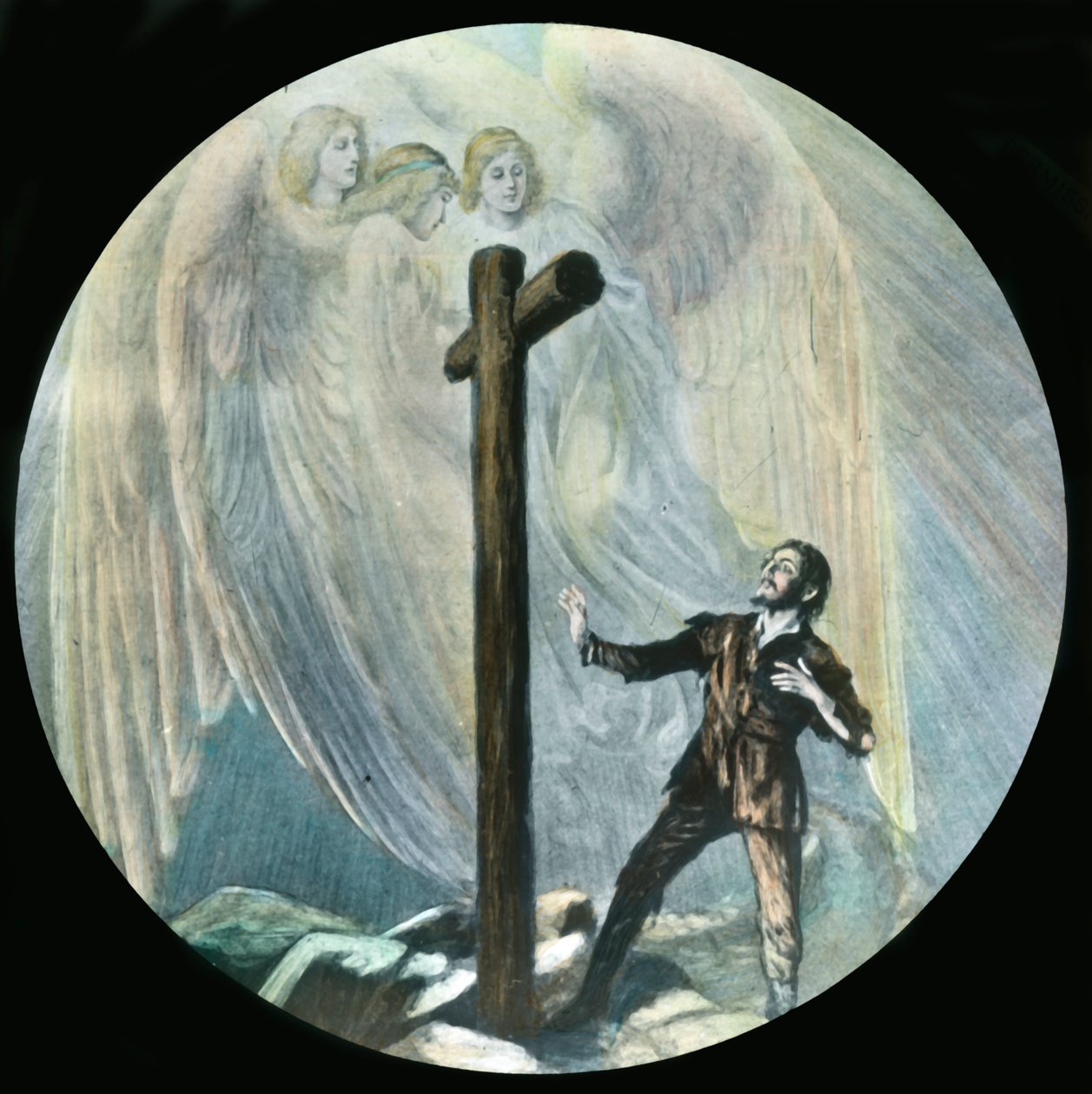 Christian megérkezik a kereszthez, 1910. alkotó: Unbekannt
