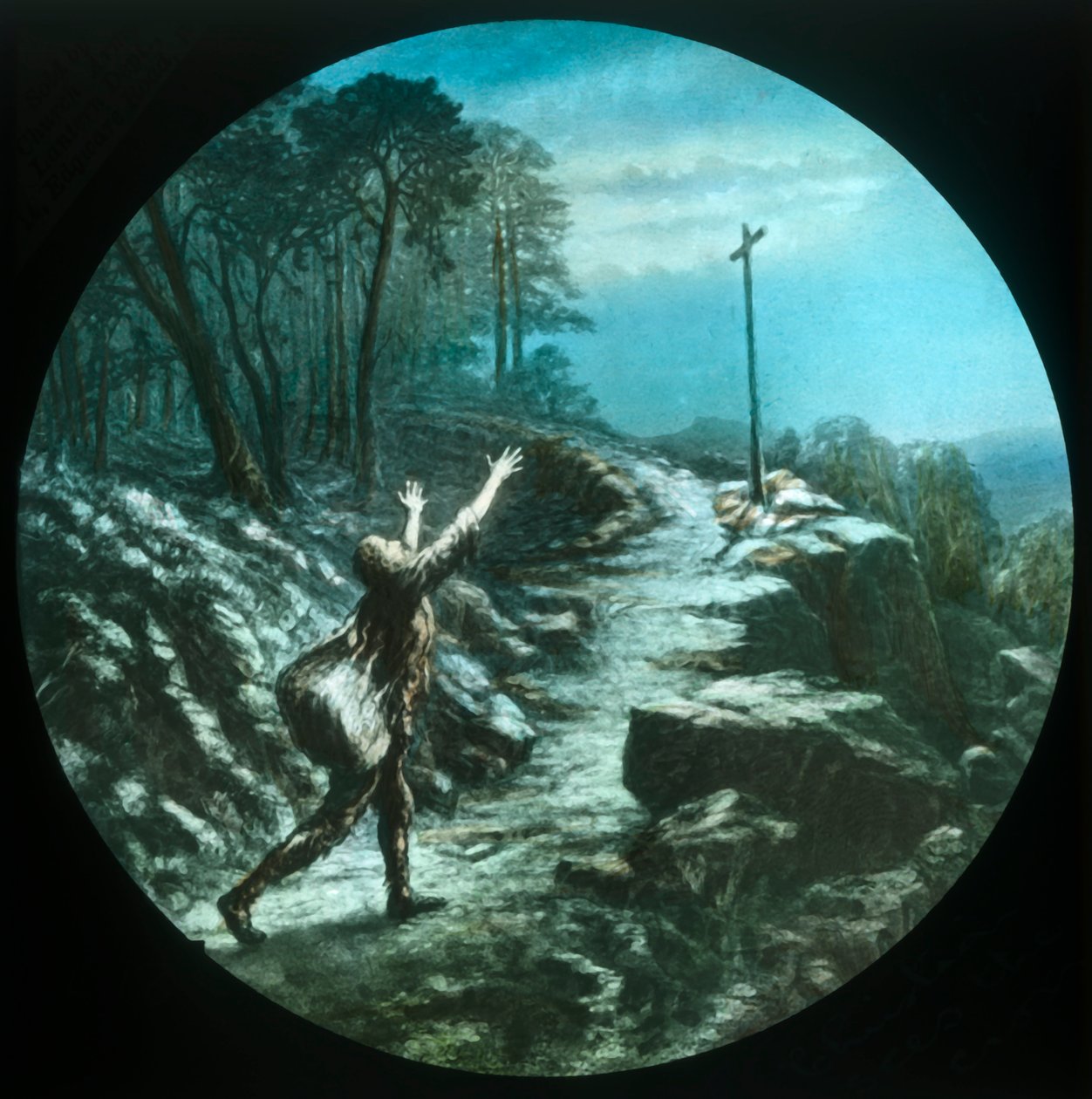 Christian meglátja a keresztet, 1910. alkotó: Unbekannt