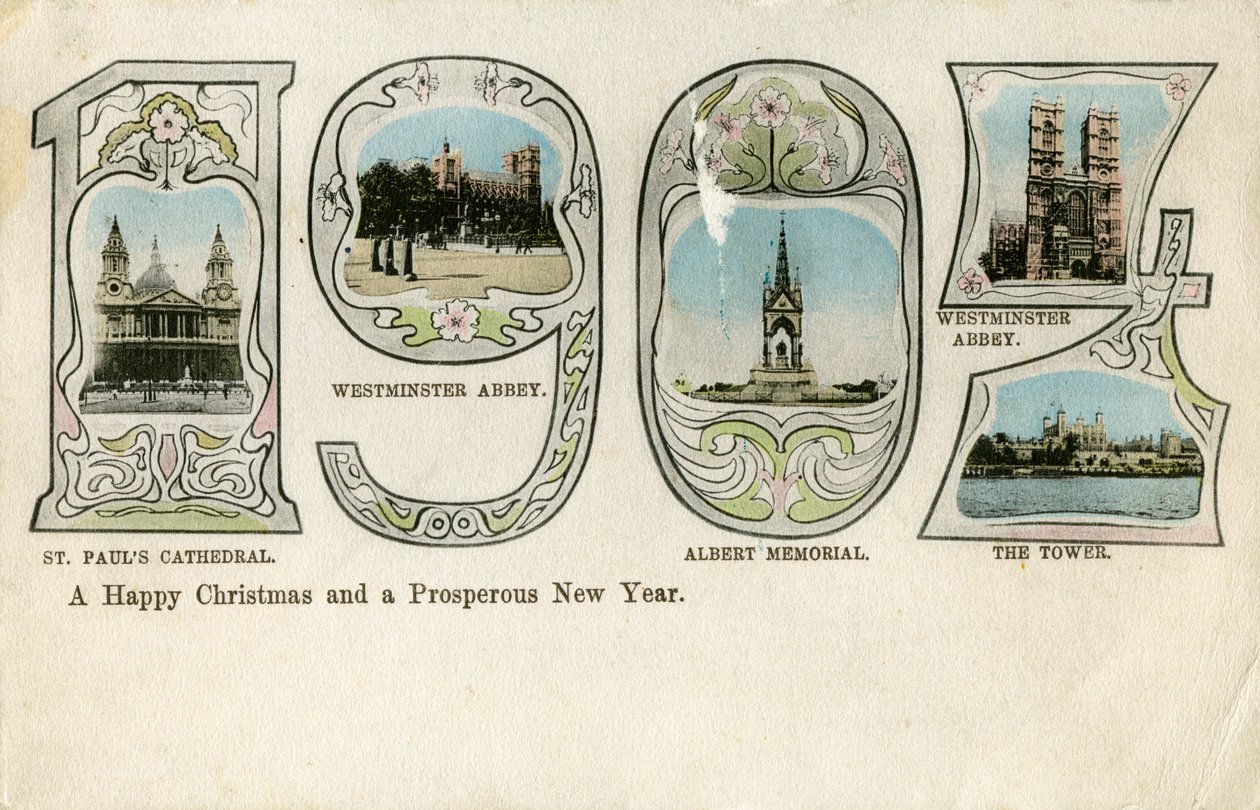 Karácsonyi üdvözlőlap, 1904 alkotó: Unbekannt
