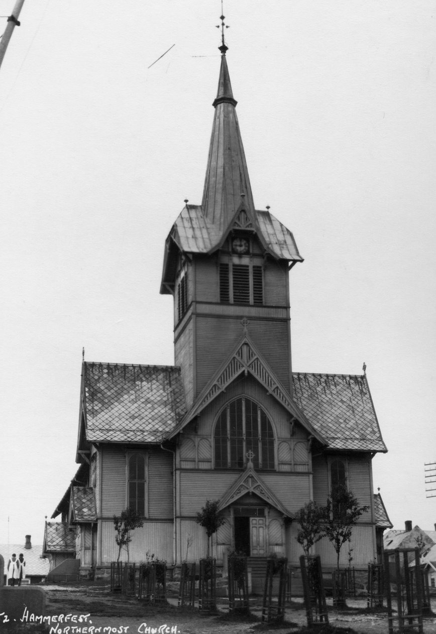 Templom, Hammerfest, Finnmark, Észak-Norvégia, 1920-c1930-as évek alkotó: Unbekannt