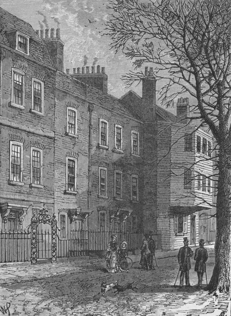 Church Row, Hampstead, 1890 alkotó: Unbekannt