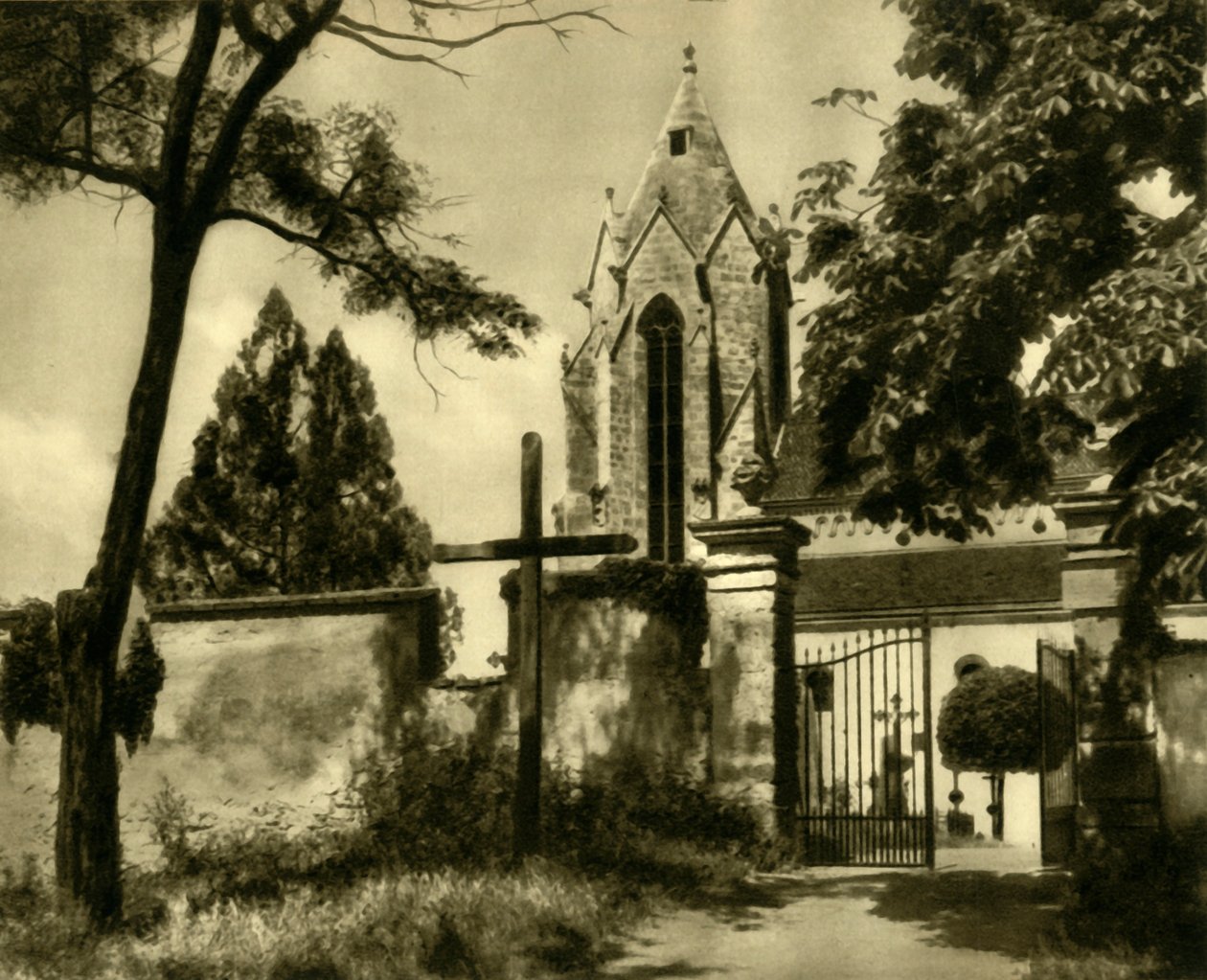 Templom Bad Deutsch-Altenburgban, Alsó-Ausztria, 1935. alkotó: Unbekannt