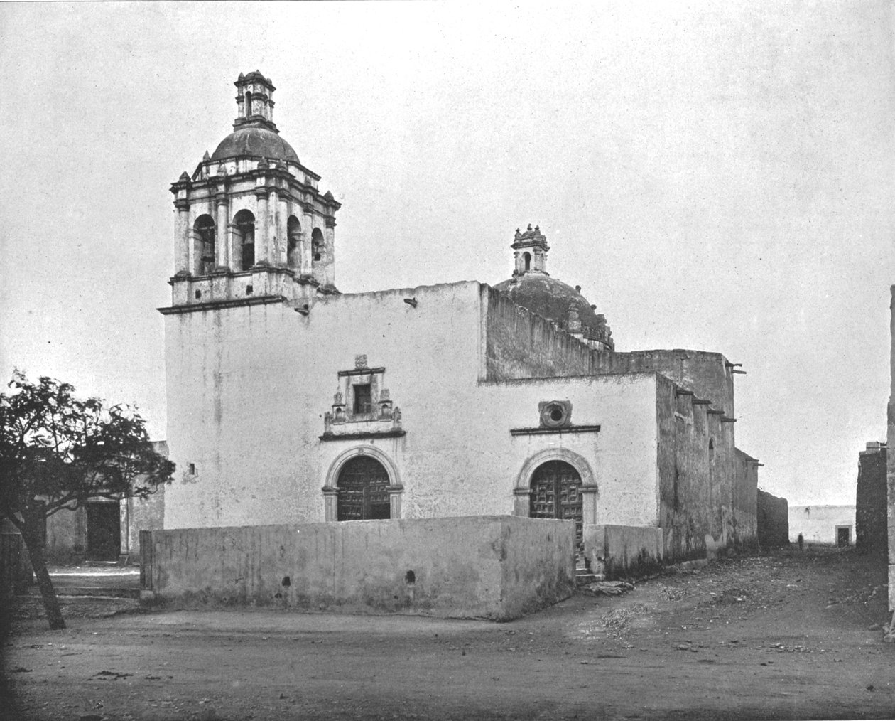 Guadalupe templom, Chihuahua, Mexikó, 1900 körül. alkotó: Unbekannt