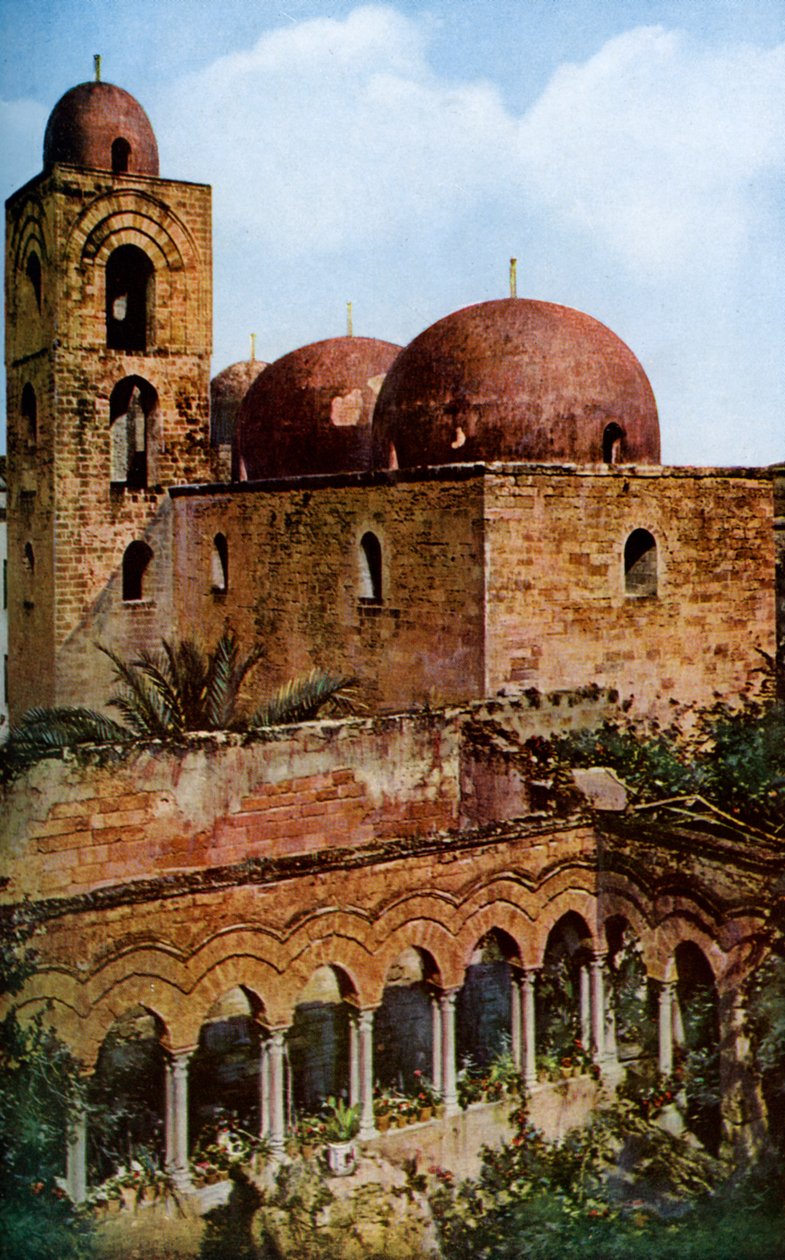 San Giovanni degli Eremiti templom, Palermo, Szicília, Olaszország, 1923 alkotó: Unbekannt