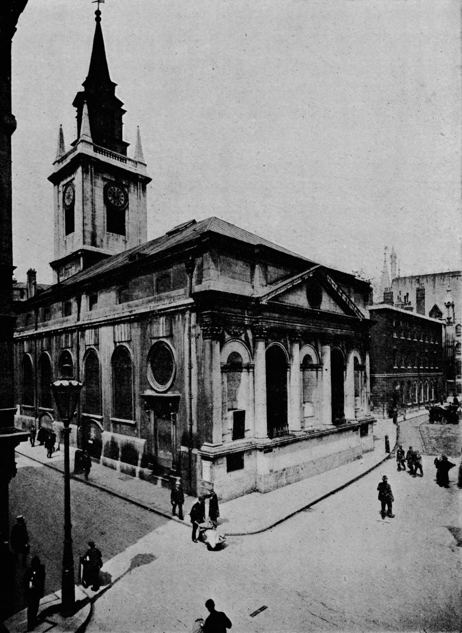 Szent Lőrinc-templom, zsidóság, London City, 1910, 1911 alkotó: Unbekannt