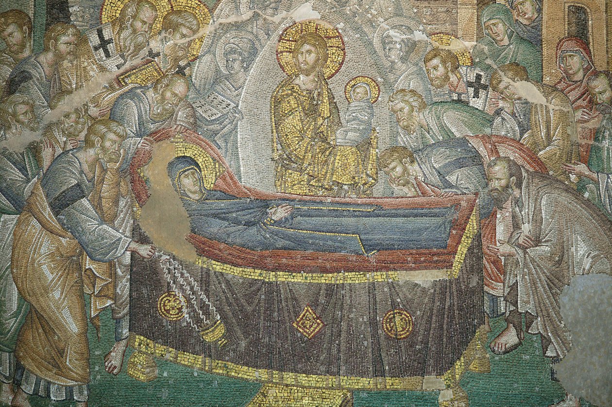 Chora Szent Megváltó temploma. A Szűz elhunyta, Isztambul Turquie alkotó: Unbekannt