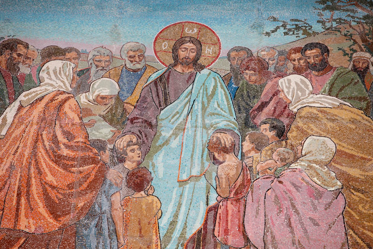 A Megváltó temploma a kiömlött véren vagy a feltámadás temploma ; A gyermekek áldása ; Szentpétervár Oroszország alkotó: Unbekannt