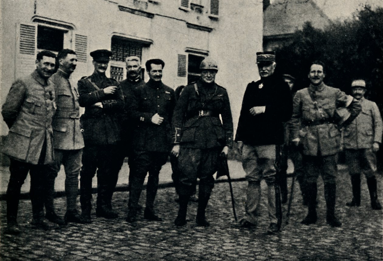Churchill meglátogatja a somme-i csatateret, 1915, 1945. alkotó: Unbekannt