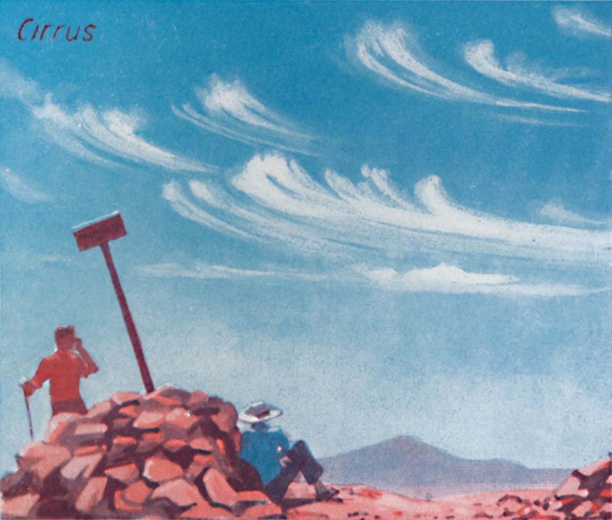 Cirrus – A fő felhőformák tucatja az égen, 1935 alkotó: Unbekannt