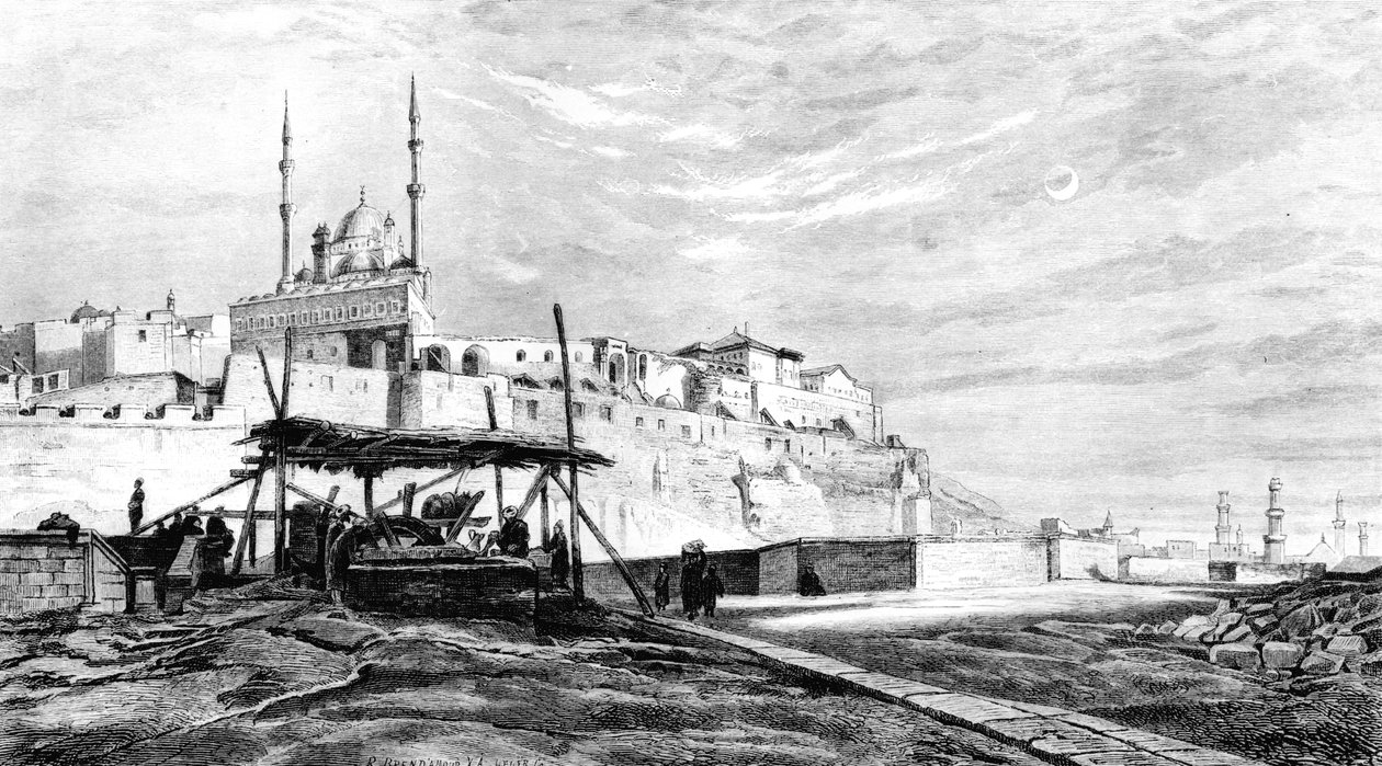 Kairó citadella, Egyiptom, 1880 alkotó: Unbekannt