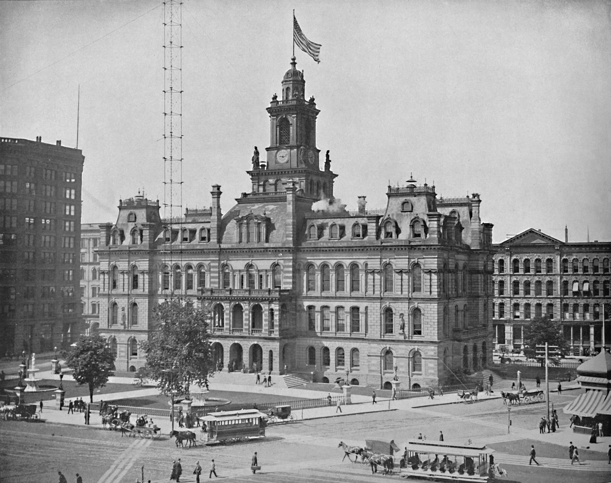 Városháza, Detroit, Michigan, 1897. alkotó: Unbekannt