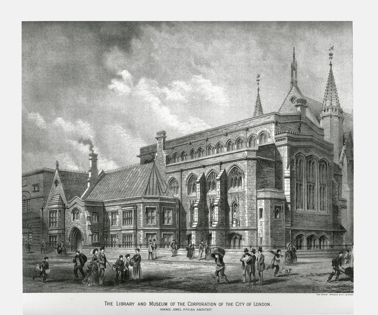 Londoni City Könyvtár és Múzeum, 1886 alkotó: Unbekannt