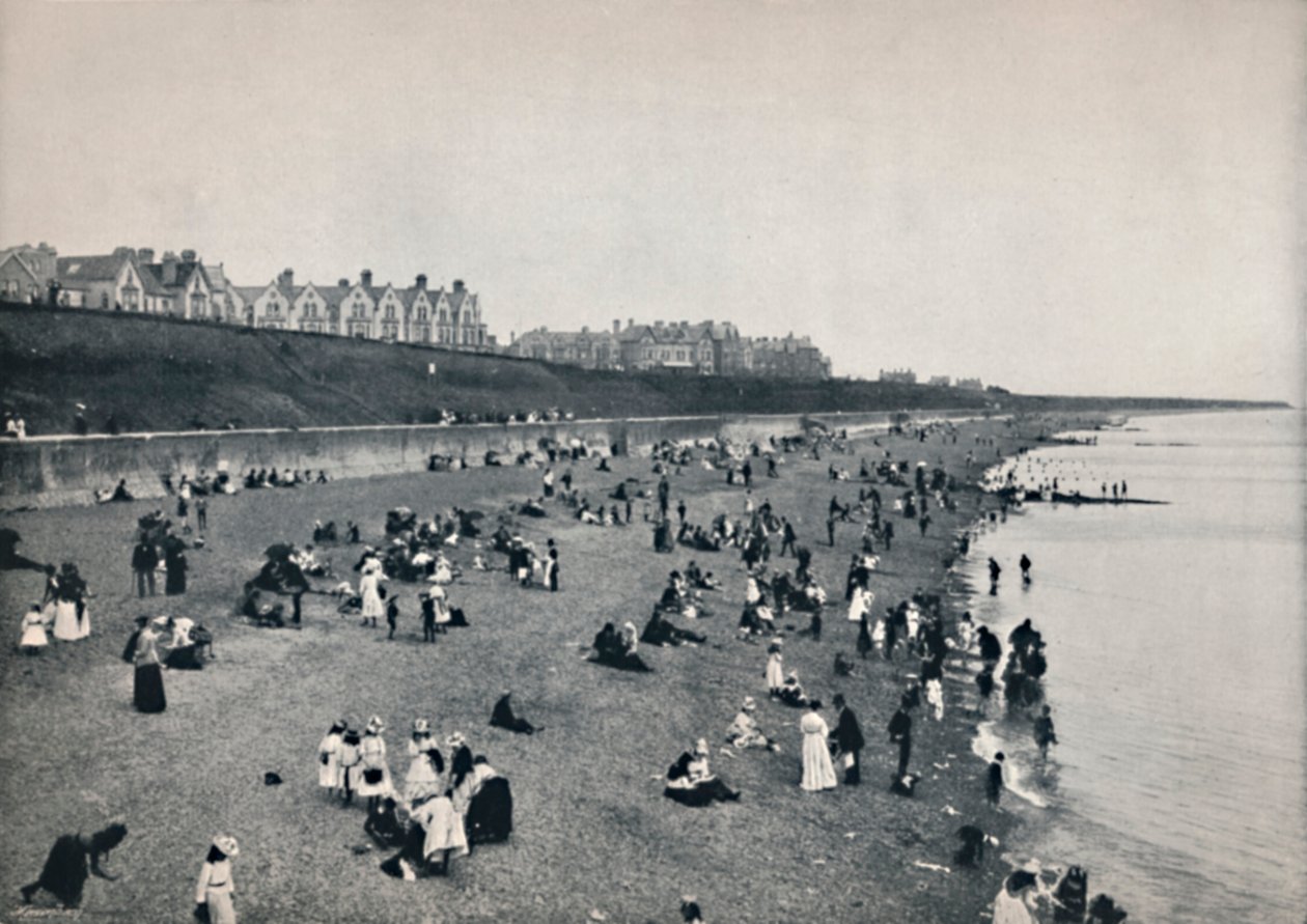 Clacton-On-Sea – A tengerparton, 1895 alkotó: Unbekannt