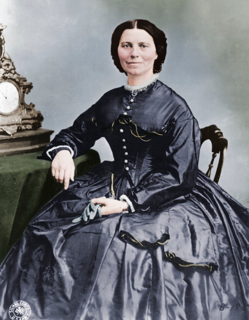 Clara Barton 1821-1912, a Vöröskereszt amerikai szervezetének alapítója alkotó: Unbekannt