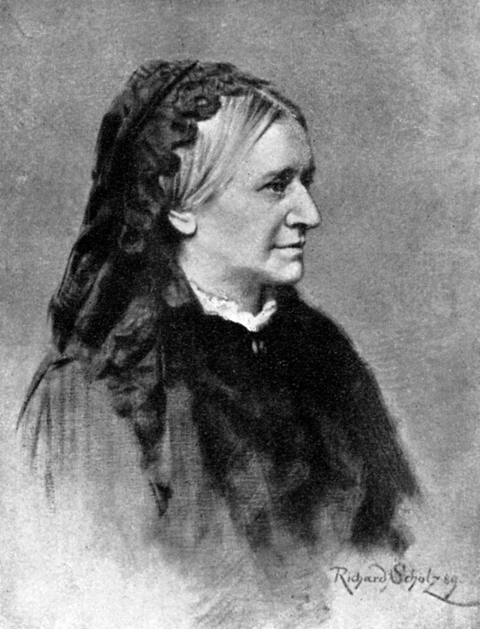 Clara Josephine Wieck Schumann, 1819-1896, a romantika vezető zongoristája, 1909 alkotó: Unbekannt