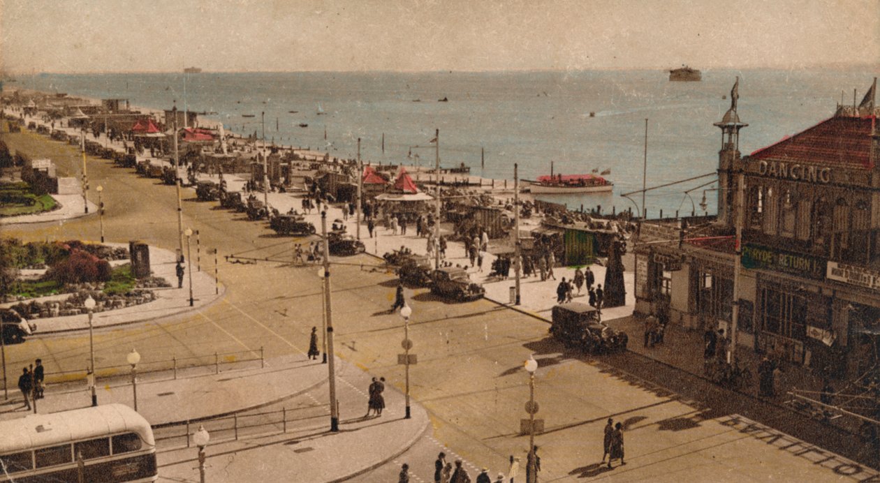 Clarence Esplanade és Pier, Southsea, Hampshire, 1930-as évek alkotó: Unbekannt