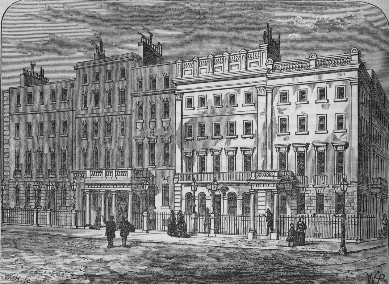 Claridges Hotel, Mayfair, Westminster, London, 1877 1878 alkotó: Unbekannt
