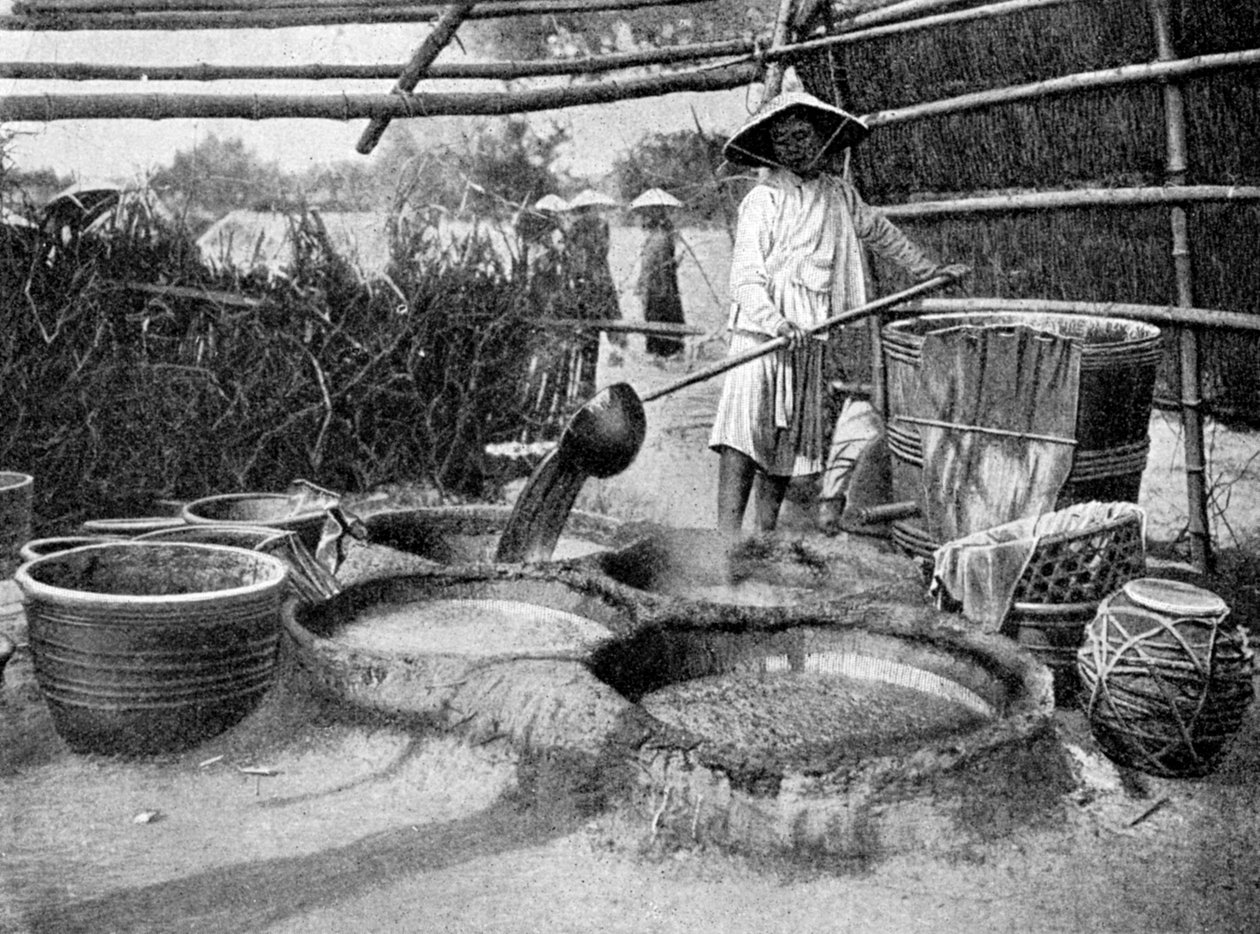 Derítő cukornádlé, Annam, Vietnam, 1922 alkotó: Unbekannt