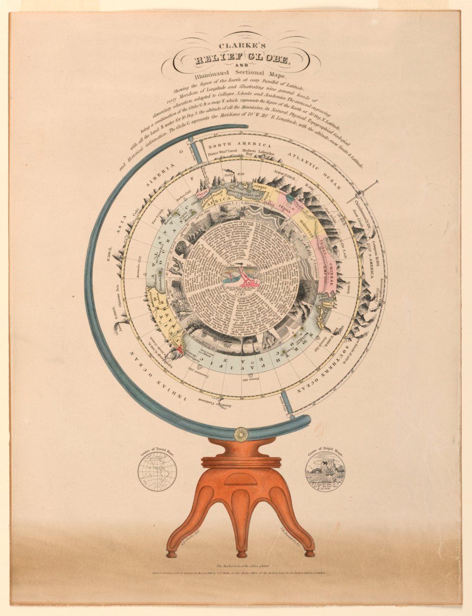 Clarke segélygömbje, 1849 alkotó: Unbekannt