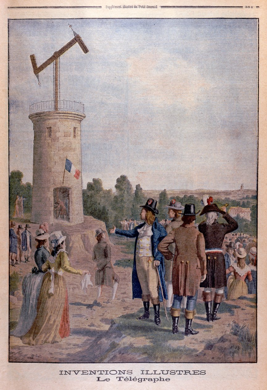 Claude Chappe 1763-1805, francia mérnök és feltaláló, 1901 alkotó: Unbekannt