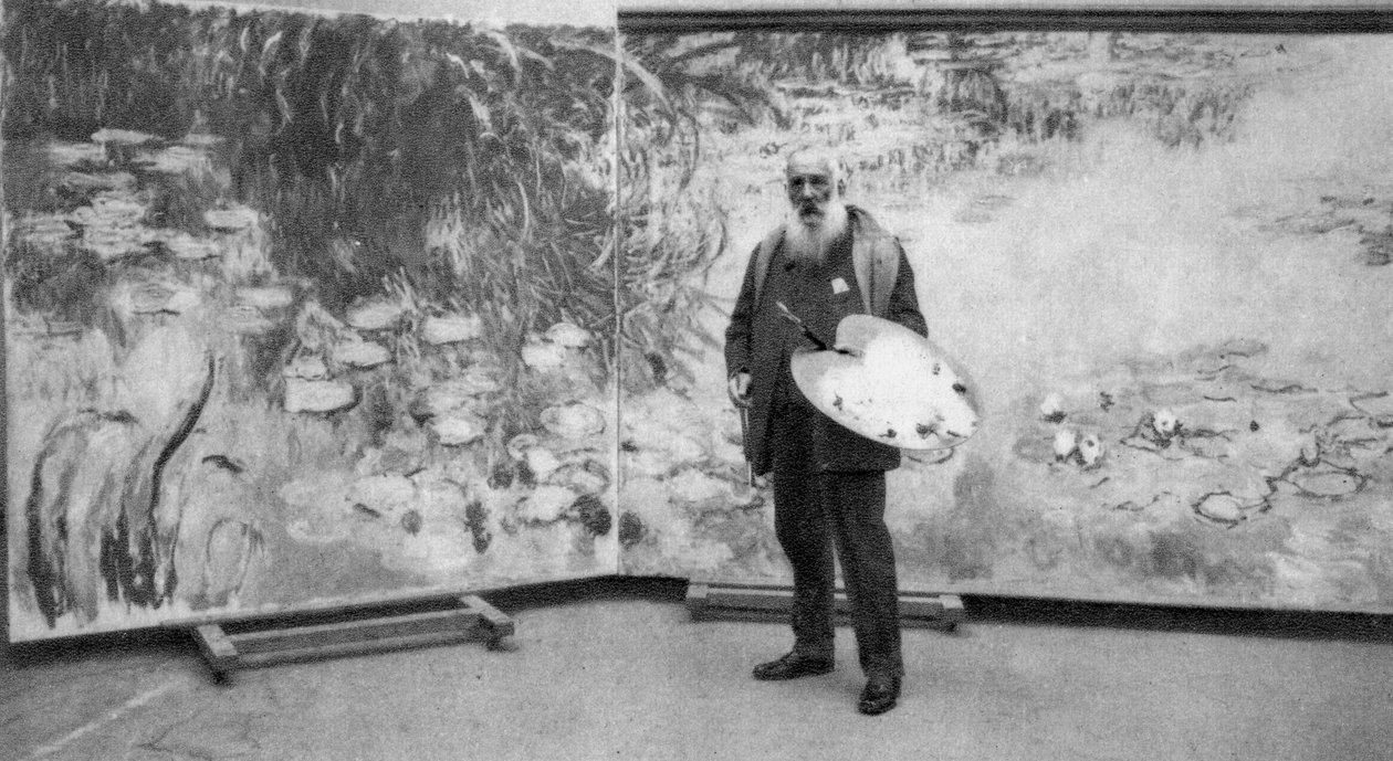 Claude Monet francia impresszionista festő, 1923 alkotó: Unbekannt