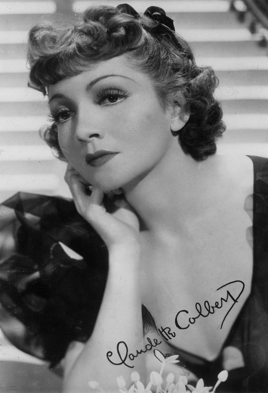 Claudette Colbert amerikai színésznő, XX alkotó: Unbekannt