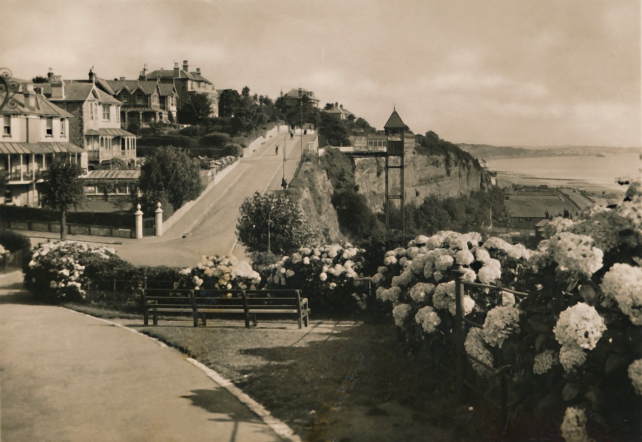 Cliff Road, Shanklin, I.W., 1920. alkotó: Unbekannt