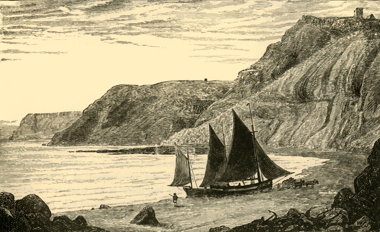 Sziklák Whitby közelében, 1898. alkotó: Unbekannt