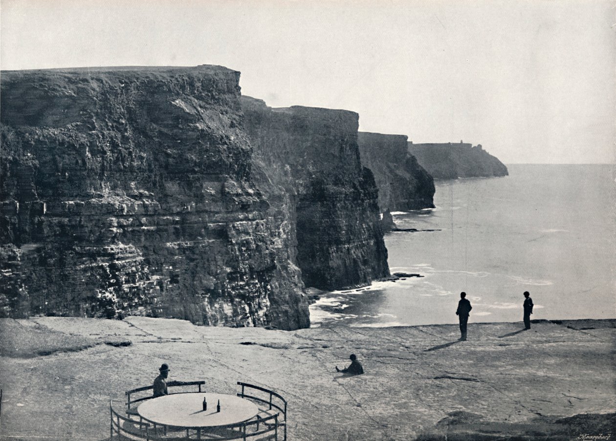 Moher sziklái – Feltűnő parti jelenet, 1895 alkotó: Unbekannt