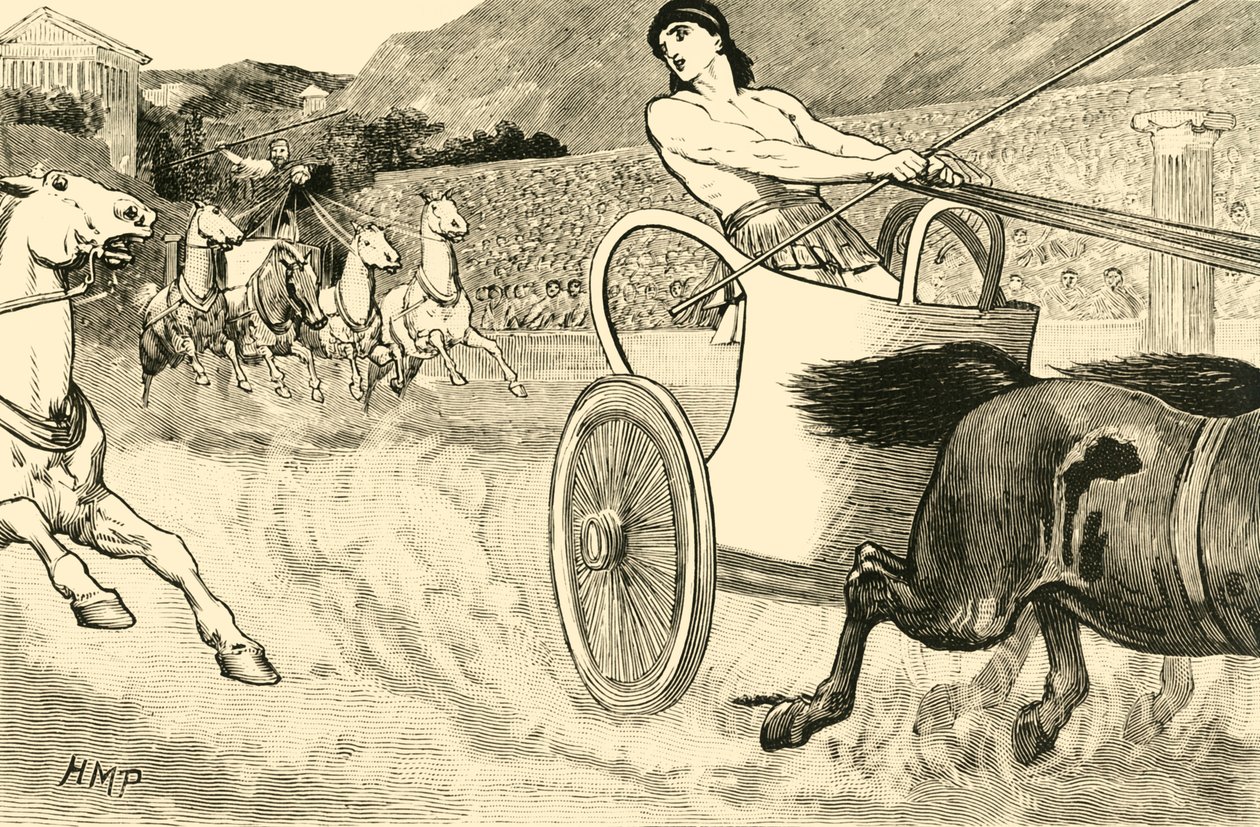 Clistenes az olimpiai játékokon, 1890. alkotó: Unbekannt