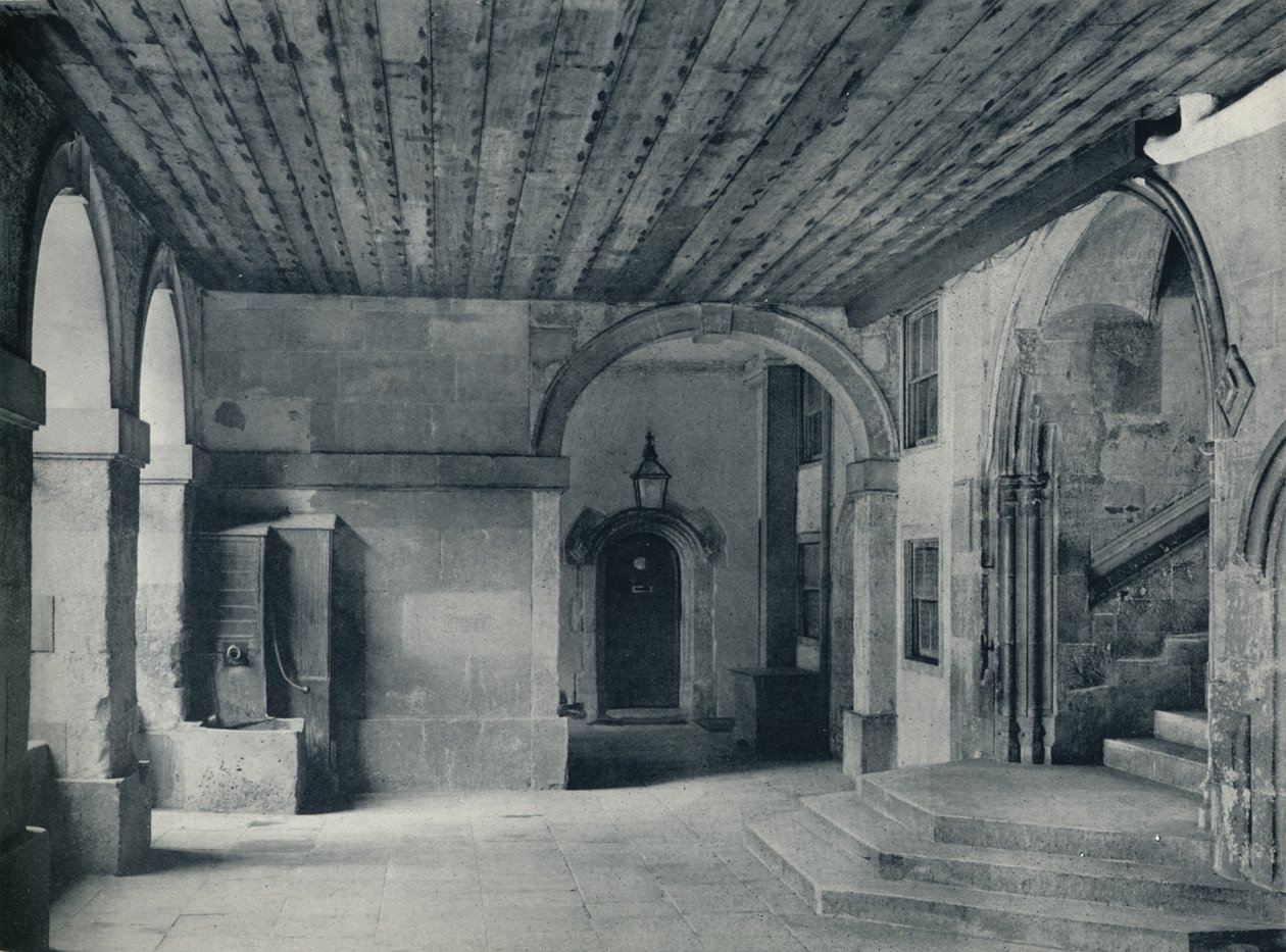 Kolostor szivattyú és csarnok lépcsői, 1926 alkotó: Unbekannt