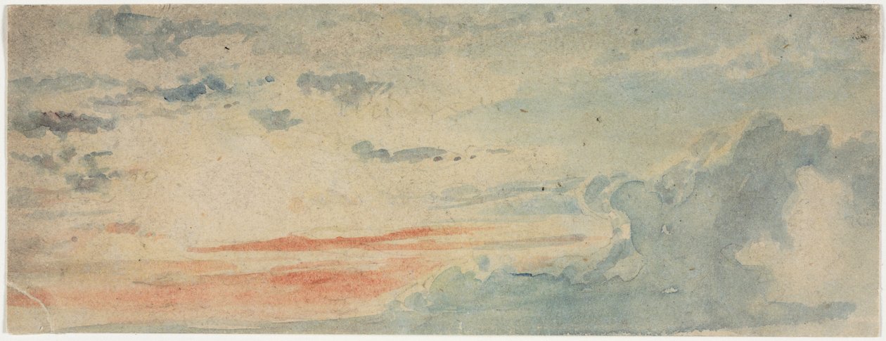 Felhőtanulmány, 1800-as évek. alkotó: Unbekannt