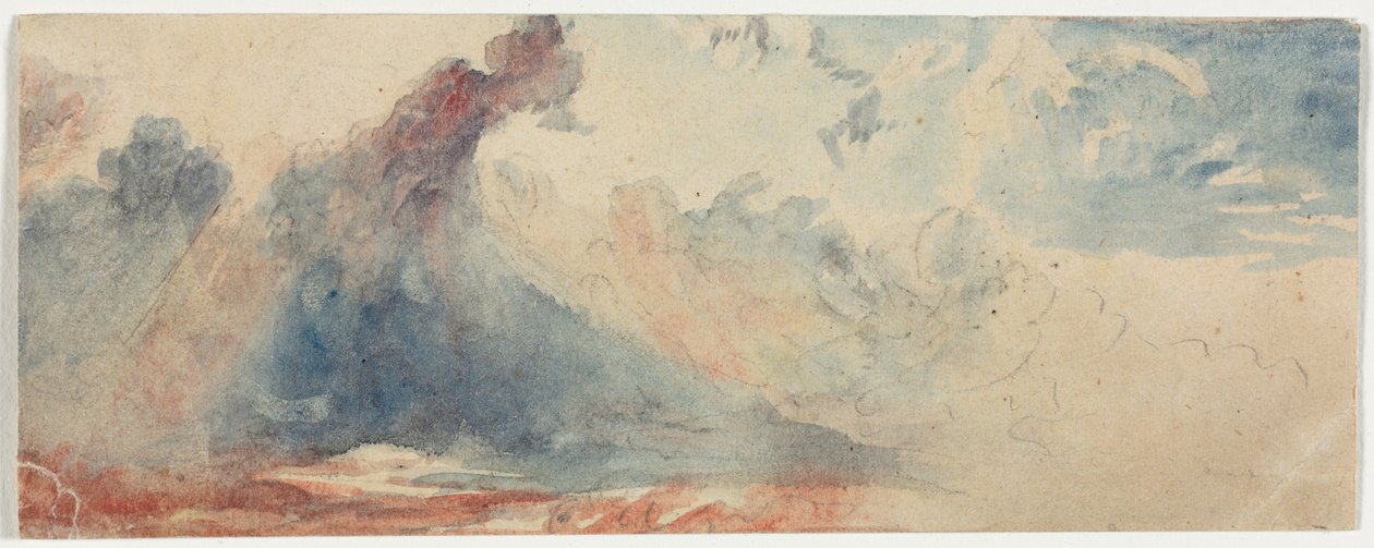 Felhőtanulmány, 1800-as évek. alkotó: Unbekannt