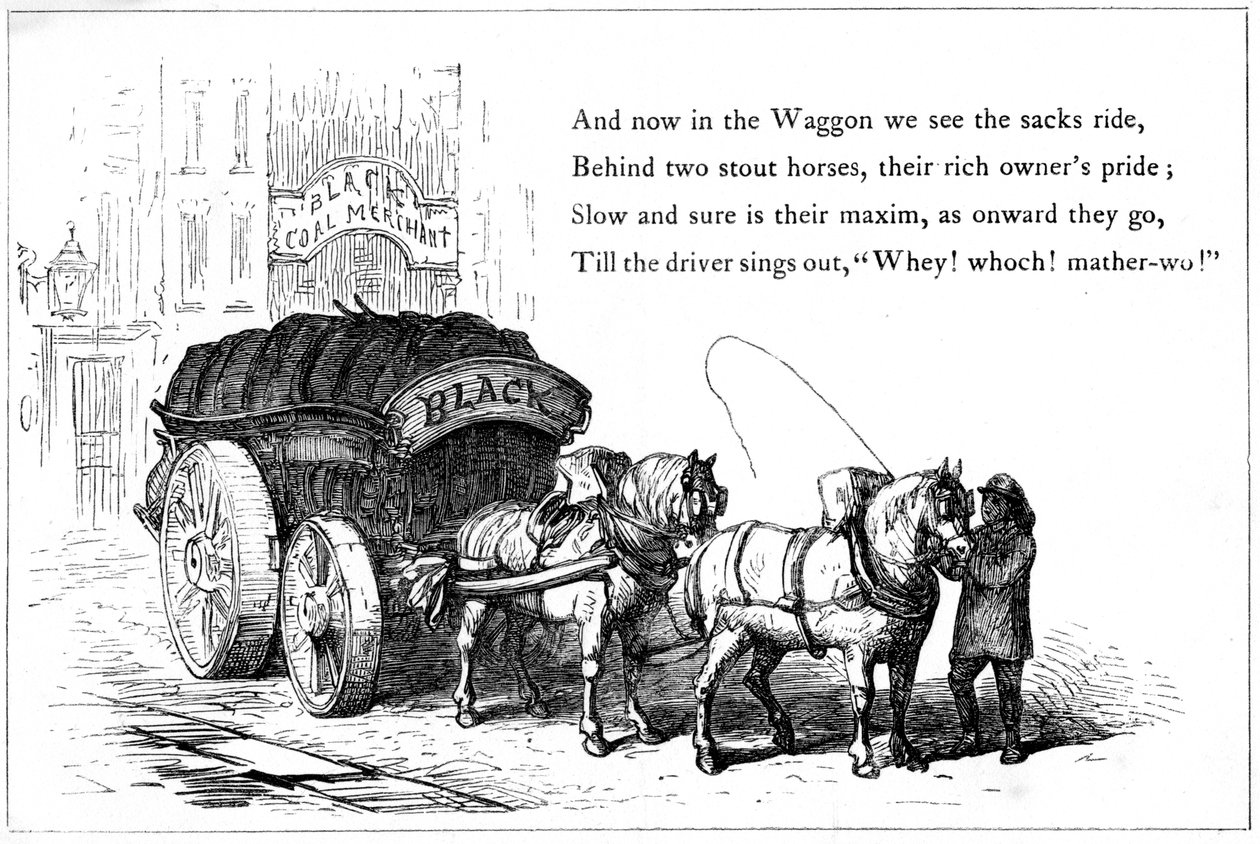 Szénszállító kocsi, 1860 alkotó: Unbekannt