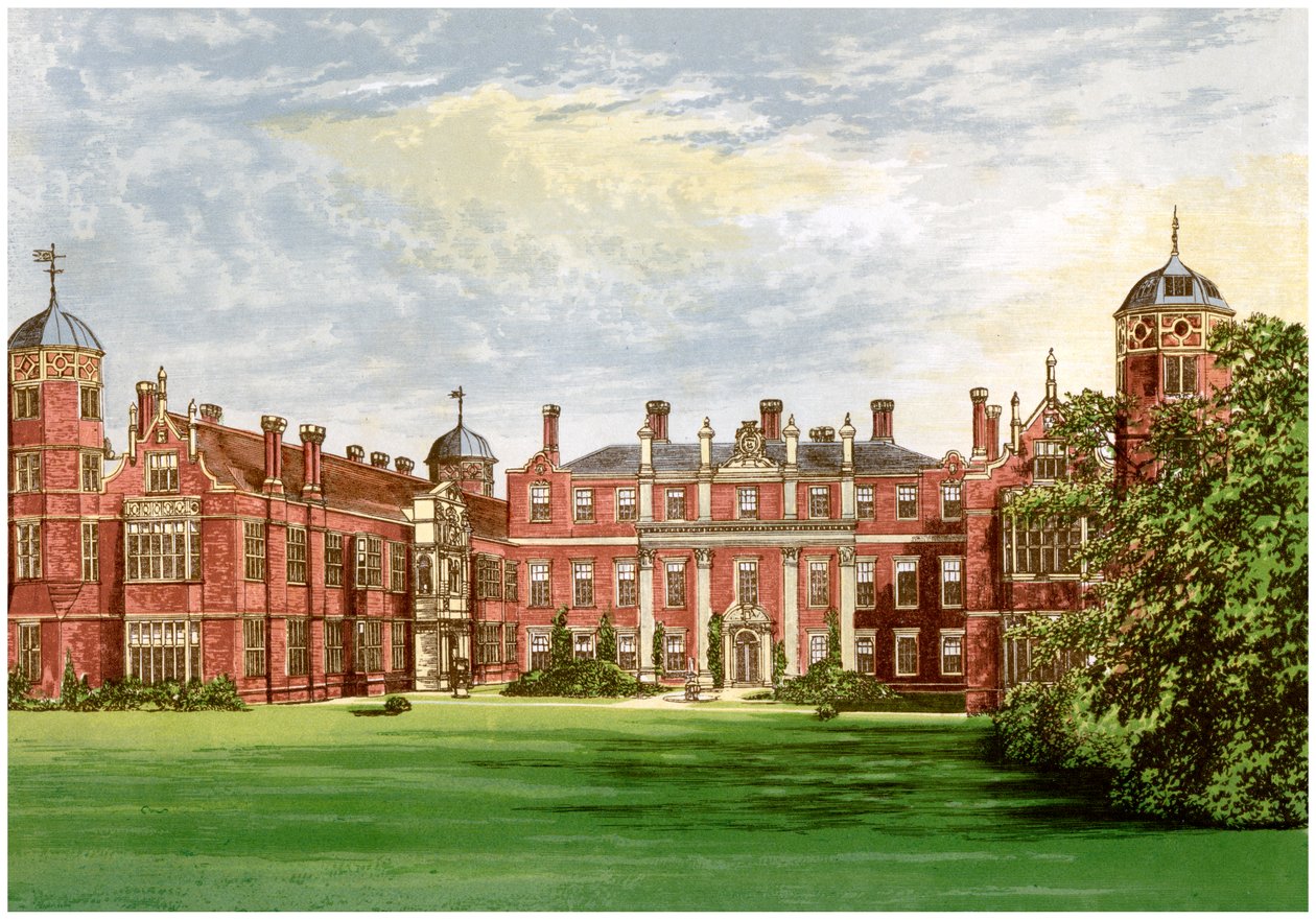 Cobham Hall, Kent, Darnley grófjának otthona, 1880 alkotó: Unbekannt