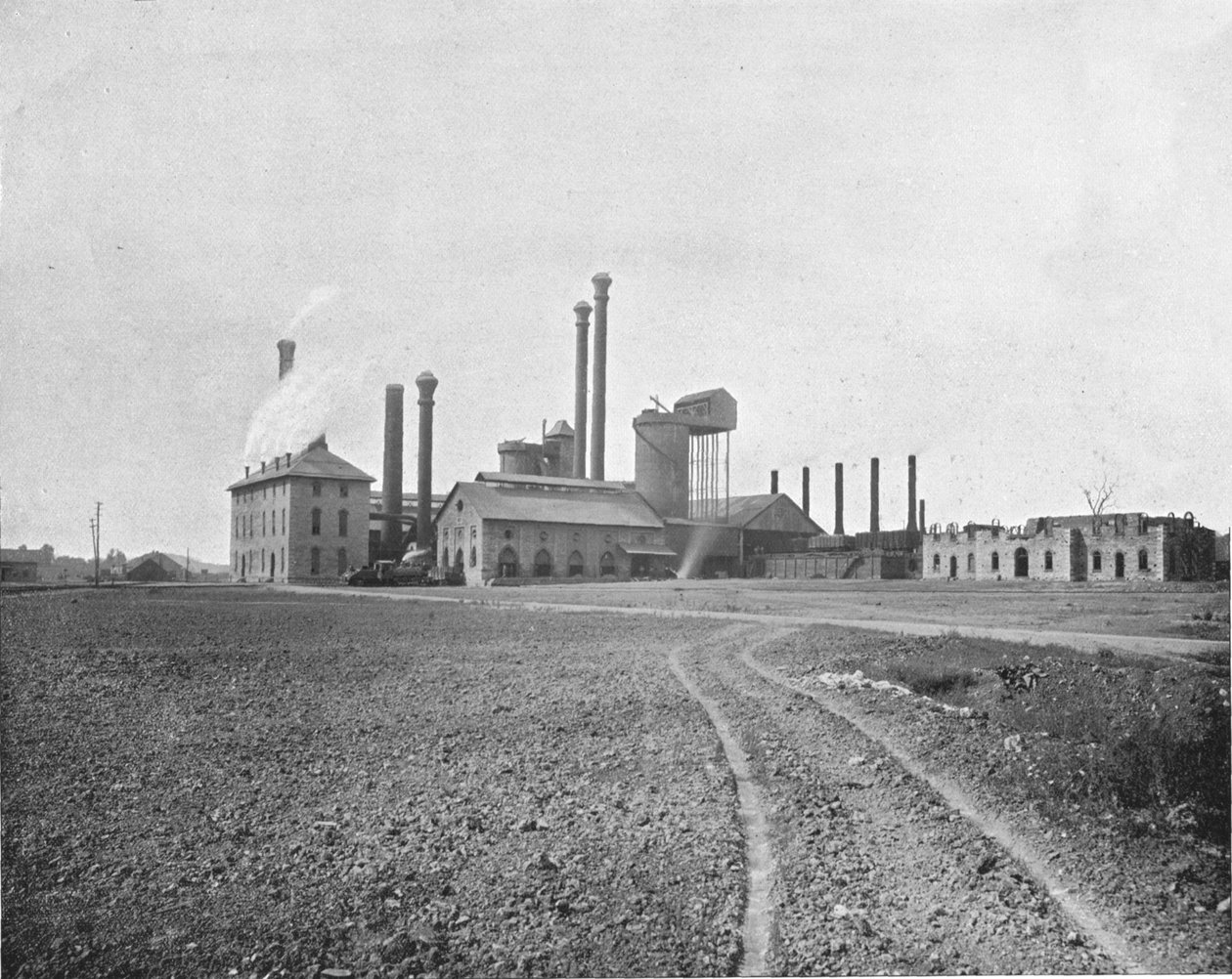 Colebrook Furnace, Libanon, Pennsylvania, USA, 1900 körül. alkotó: Unbekannt