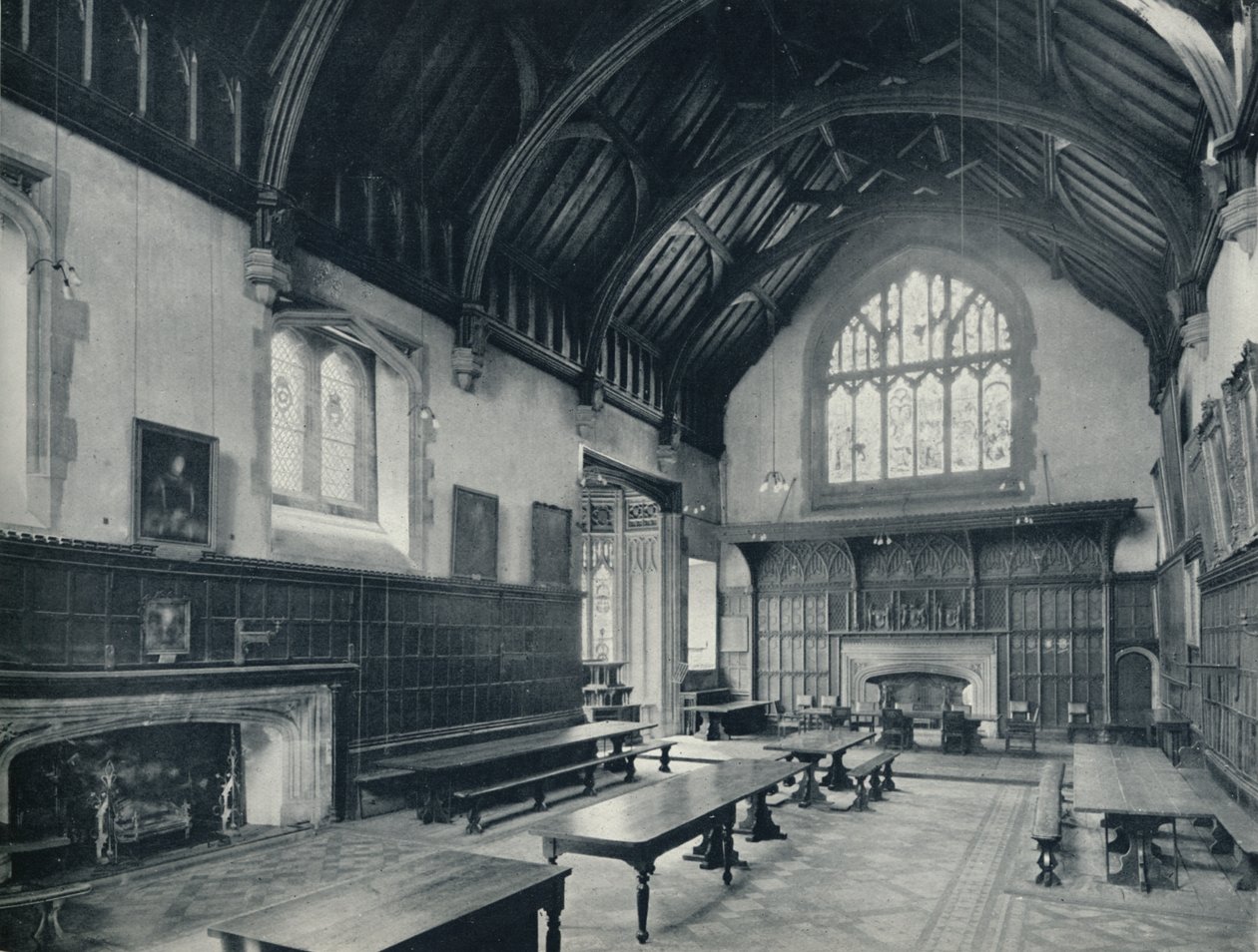 College Hall, Nyugatra nézve, 1926 alkotó: Unbekannt