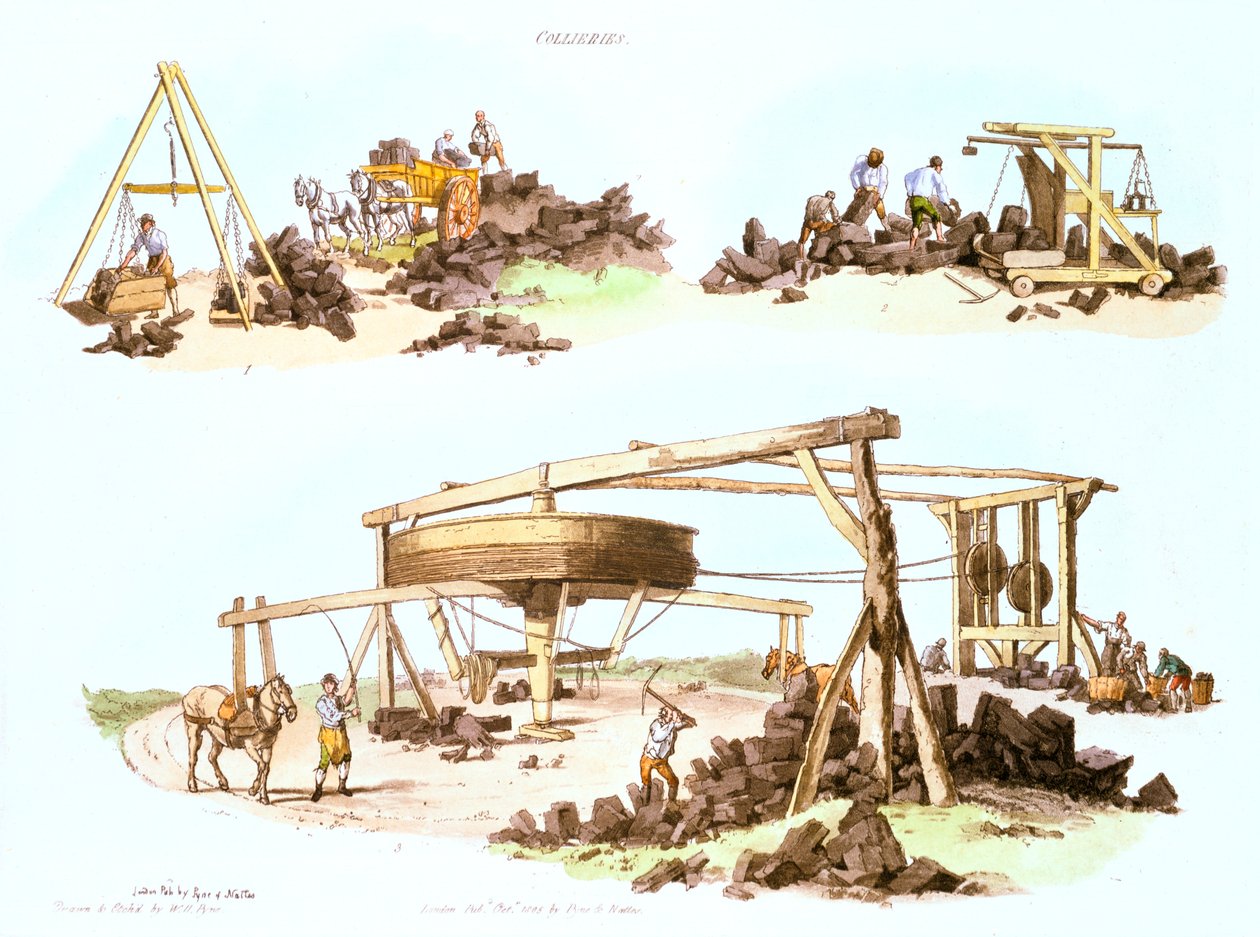 Collieries, c1805 alkotó: Unbekannt