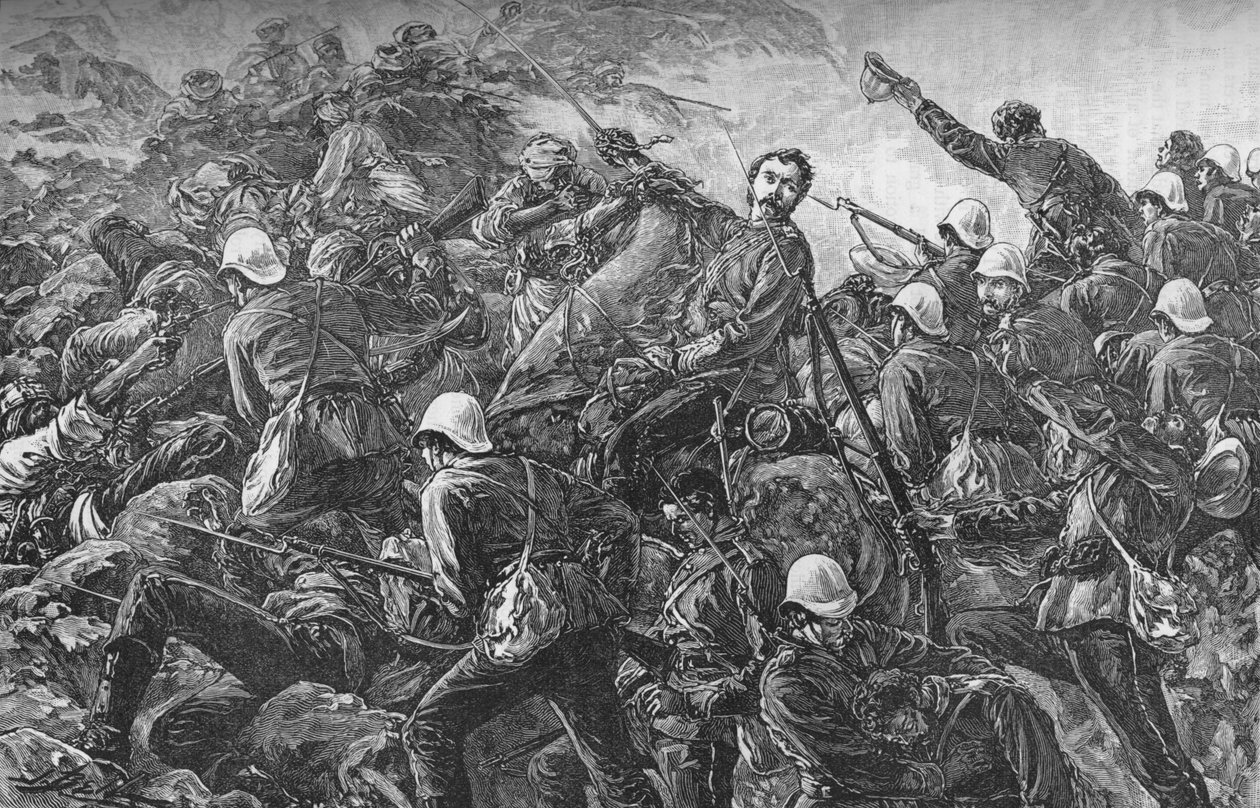 Galbraith ezredes a maiwandi csatában, 1880 alkotó: Unbekannt