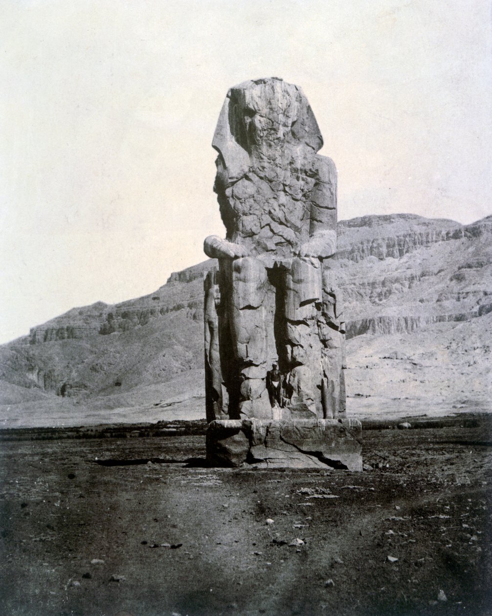 Memnoni kolosszusok, Théba, Egyiptom, 1852 alkotó: Unbekannt