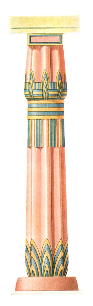 Oszlop Karnakból, Egyiptomból, 1928. alkotó: Unbekannt