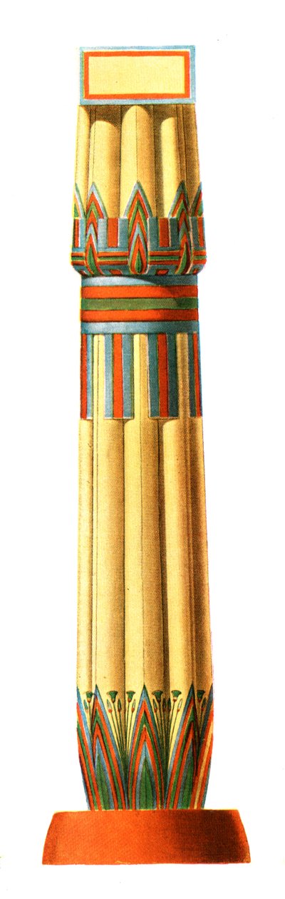 Oszlop az egyiptomi Luxorból, 1928. alkotó: Unbekannt