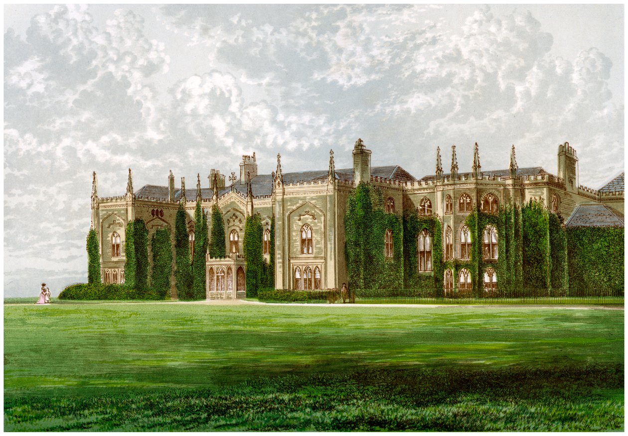 Combermere Abbey, Shropshire, Combermere vikomt otthona, 1880 alkotó: Unbekannt