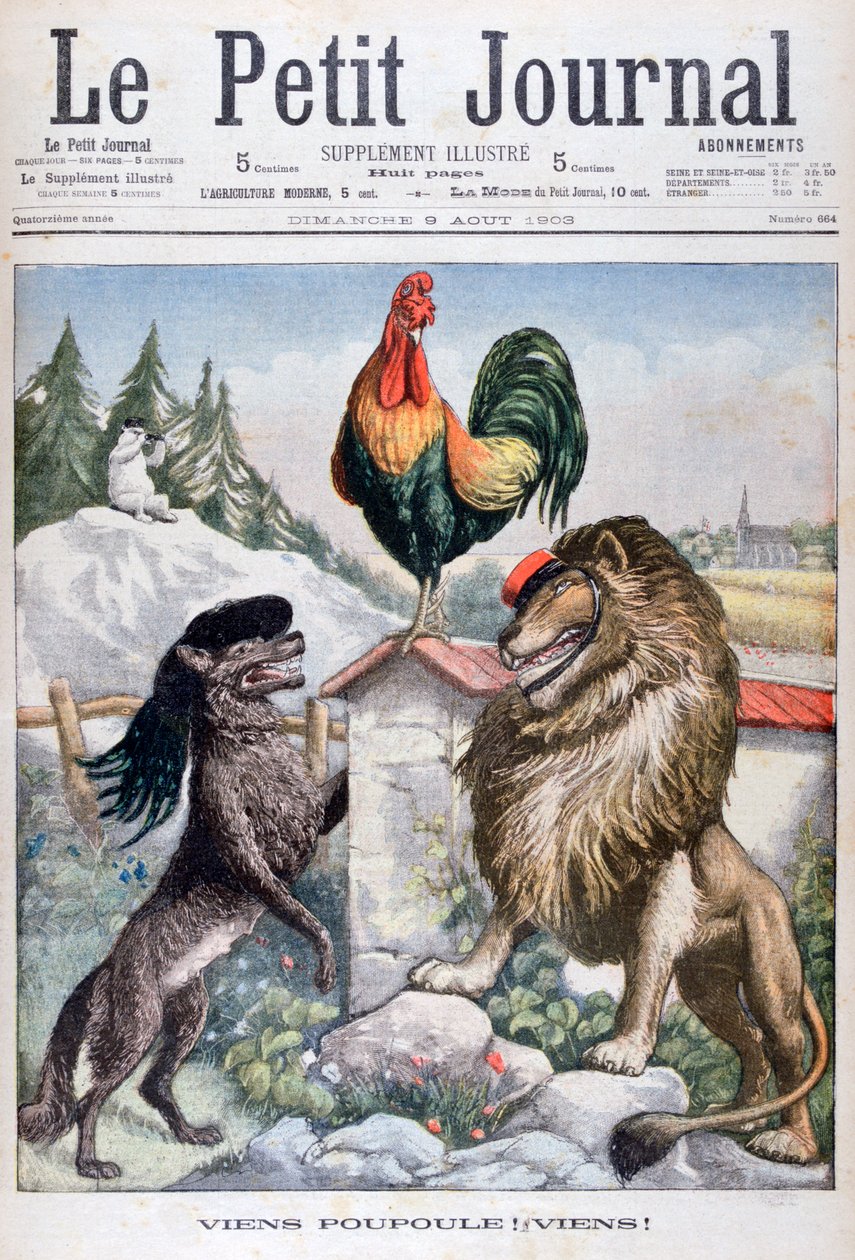 Gyere kakas, gyere!, 1903 alkotó: Unbekannt